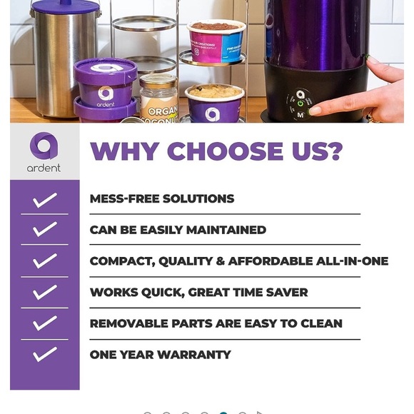 Ardent Nova Portable Decarboxylator with Decarb Canister and Silicone Lid - Picture 2 of 6